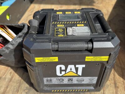 Cat 4-in-1 1750 amp portable jump starter, air compressor, usb power, AC outlet 200w