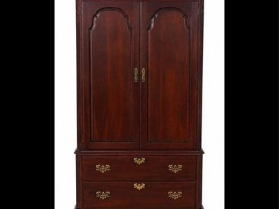 FREE Ethan Allen Georgian court solid cherry armoire dresser large very expensive when purchased