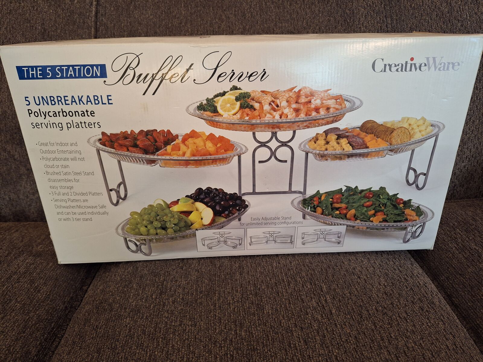 5 Station Buffet Server