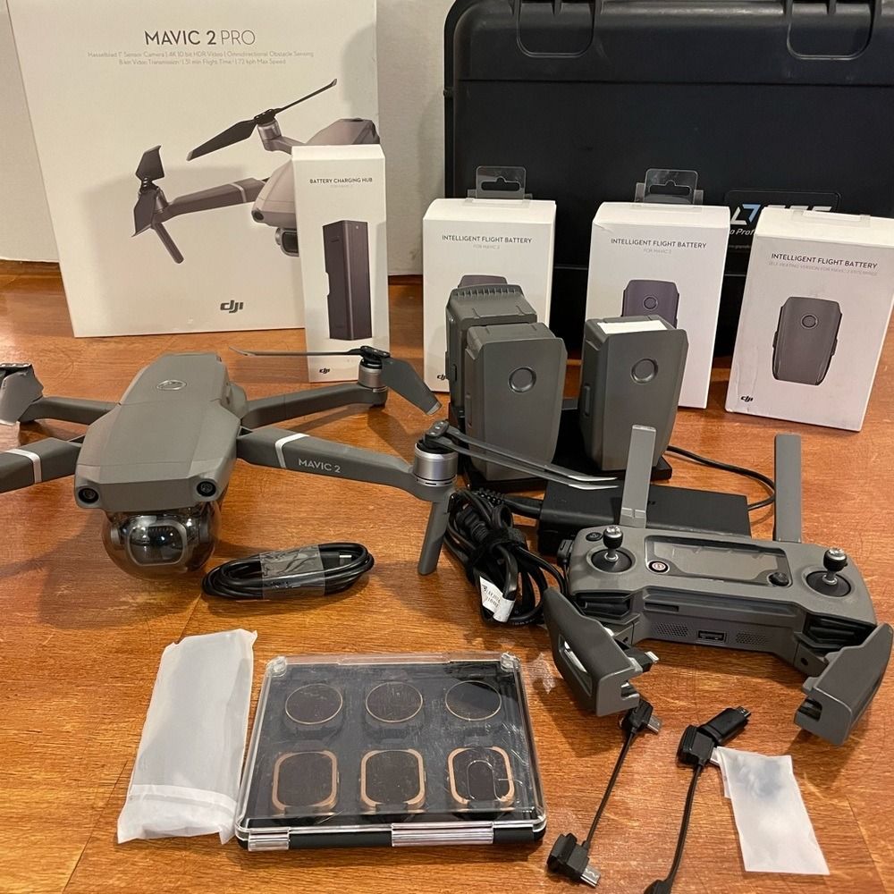 DJI Mavic 2 Pro 4K Camera Drone with Case and accessories