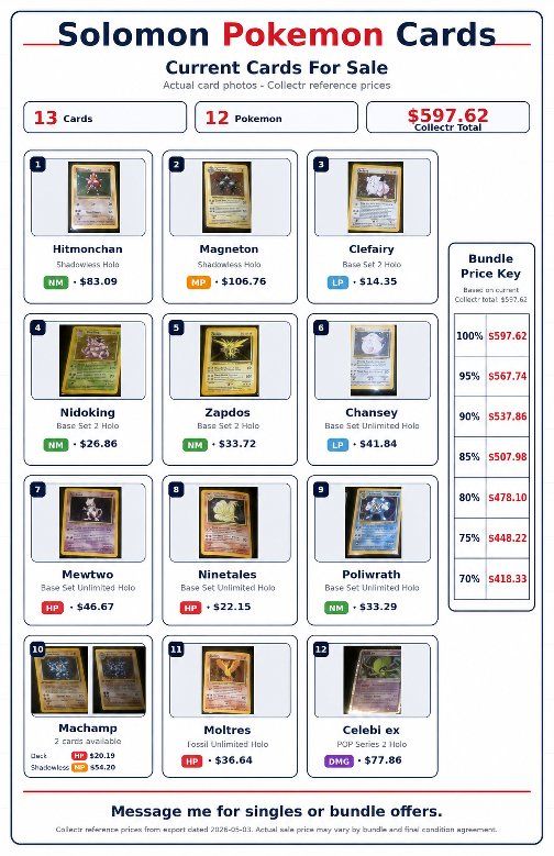 Pokémon Vintage Holos