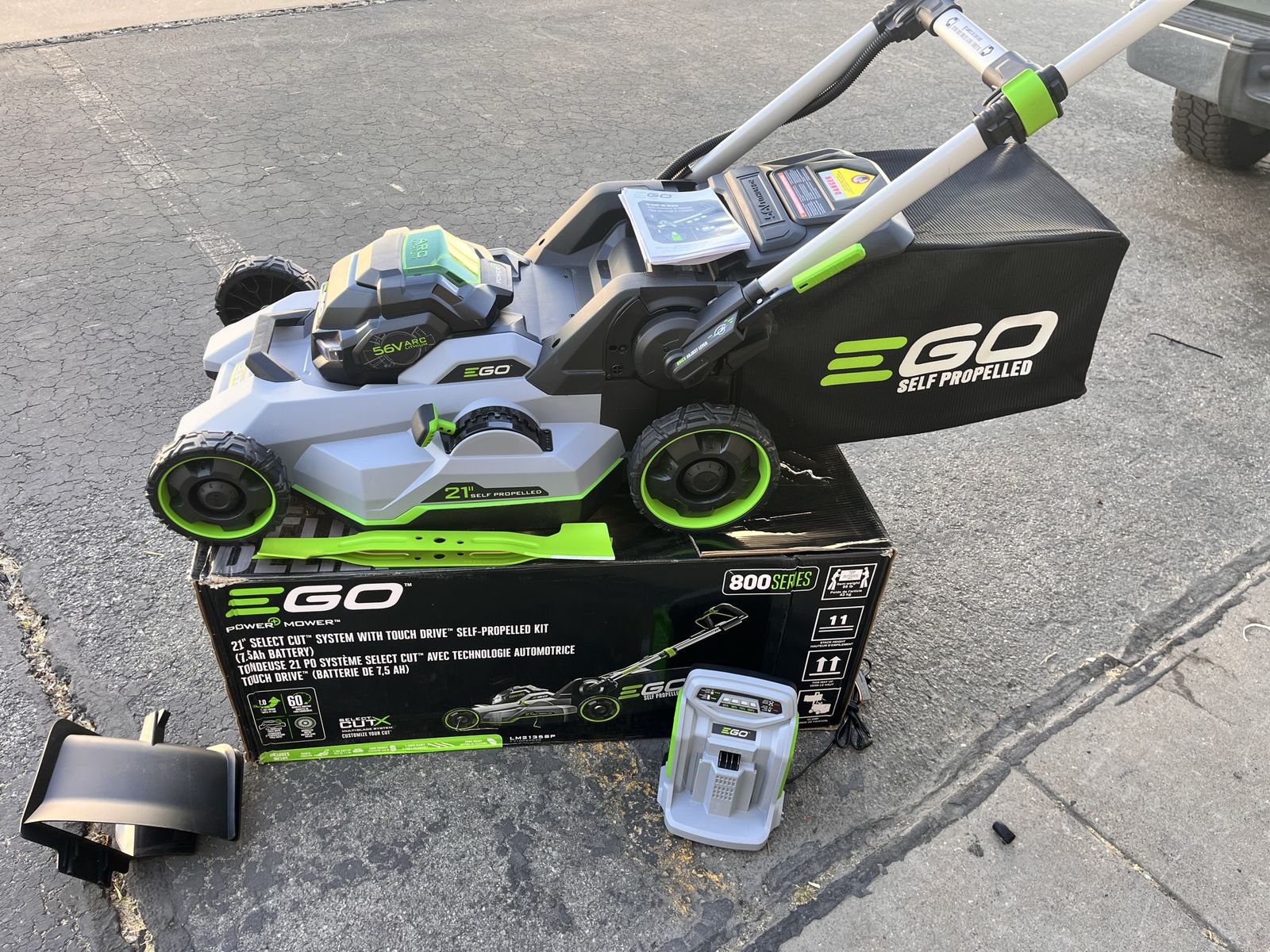 Brand new EGO 800 series 56v self proopelled mower