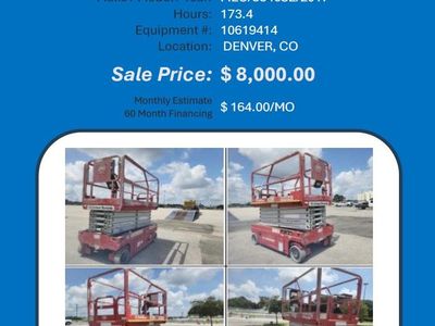 Scissor MEC 3346 33ft 46" wide 2017