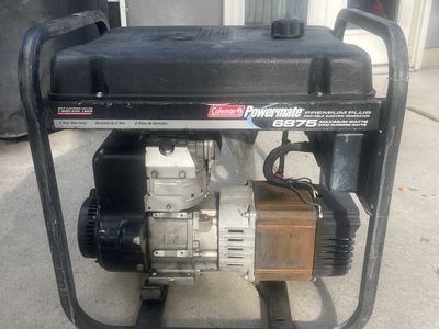 Coleman Powermate 6875 Premium Plus Portable Generator 11.0 HP Tecumseh Engine