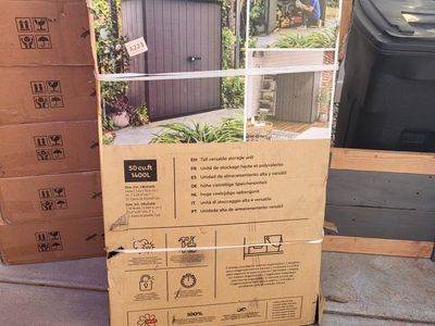Keter Cortina Alto 50cu.ft Outdoor Vertical Lockable Shed**