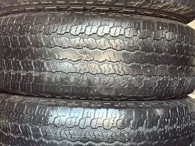 4 TIRES GOODYEAR P265-70-16 WRANGLER GOOD CONDITION FREE INSTALL BALANCE