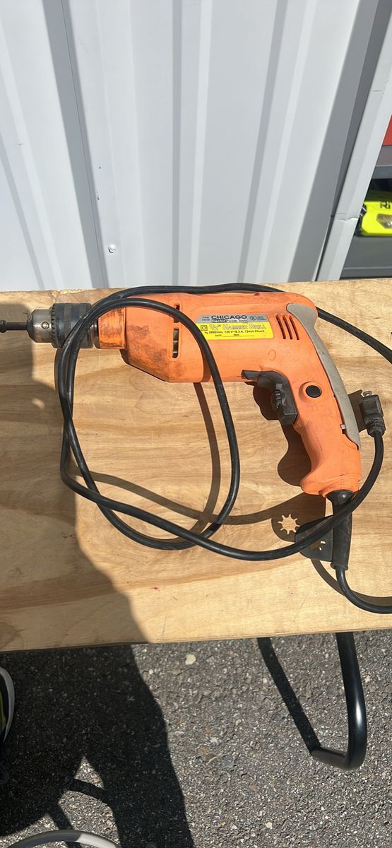 Chicago 1/2" corded Hammer Drill, 45338 model