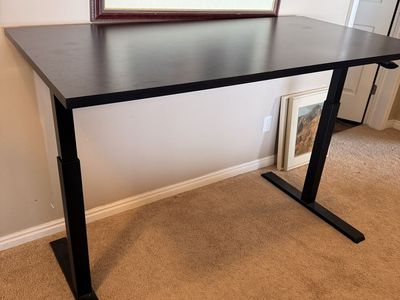 Large adjustable- height desk ($300 new)