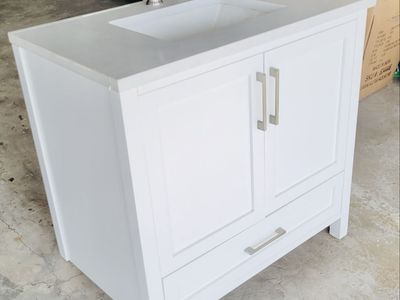 Bathroom Vanity 36” with Sink and Faucet