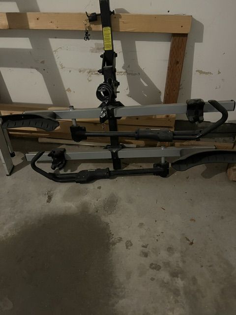 Heavy-Duty Platform Style Bike Rack for 2 Bikes - Hitch Mounted, Tilting Design (Gold Gym XR 6.1)