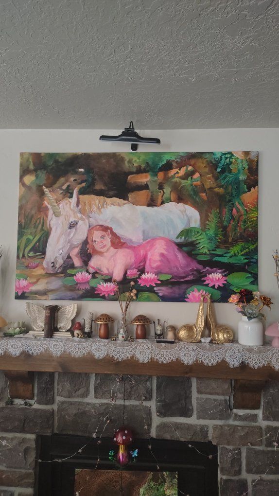 Large Oil Painting Fantasy Art
Original art of Aaron Tippetts