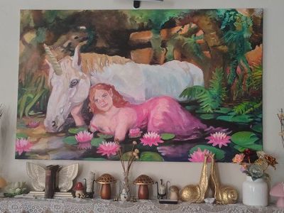 Large Oil Painting Fantasy Art
Original art of Aaron Tippetts