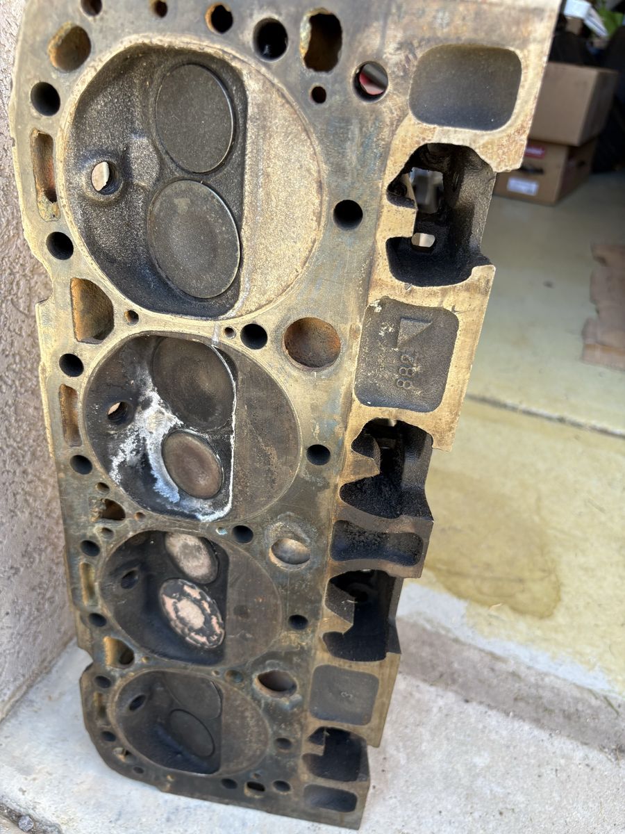 Stock SBC heads 882 casting.