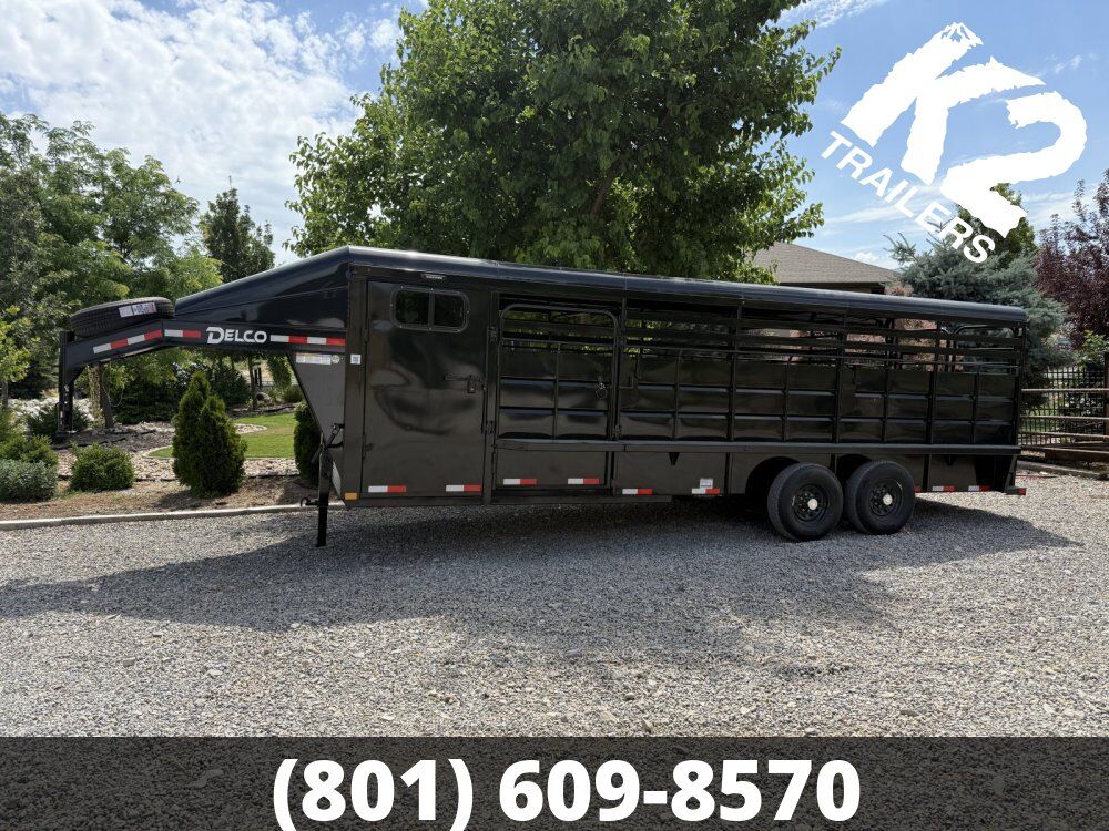 Delco 20 Ft Gooseneck Livestock Trailer