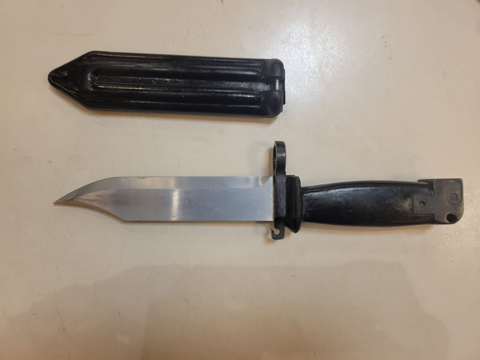 Vintage Chinese Bakelite Type II Bayonet & Scabbard