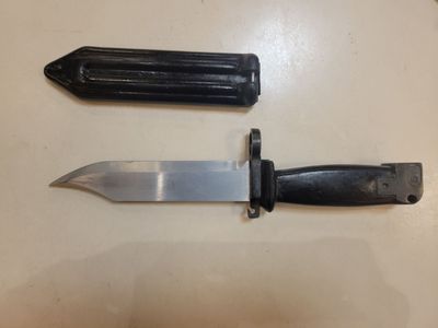 Vintage Chinese Bakelite Type II Bayonet & Scabbard