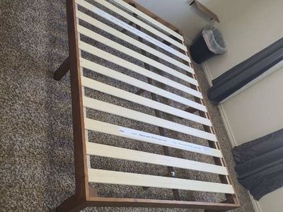 Wooden bed frame Full