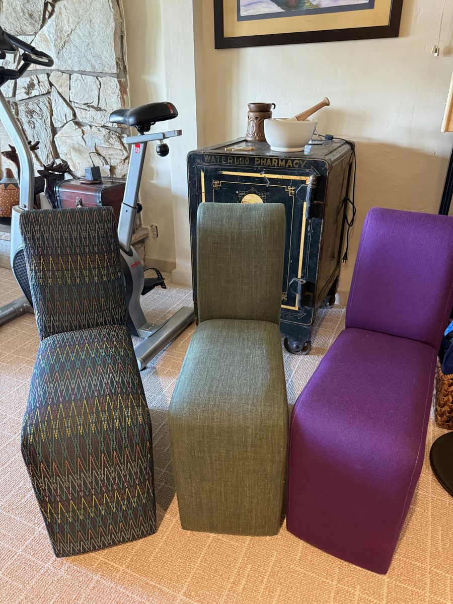 3-Piece Contract Grade Fabric Lounge Chairs - Modular Seating with Magnetic Connection