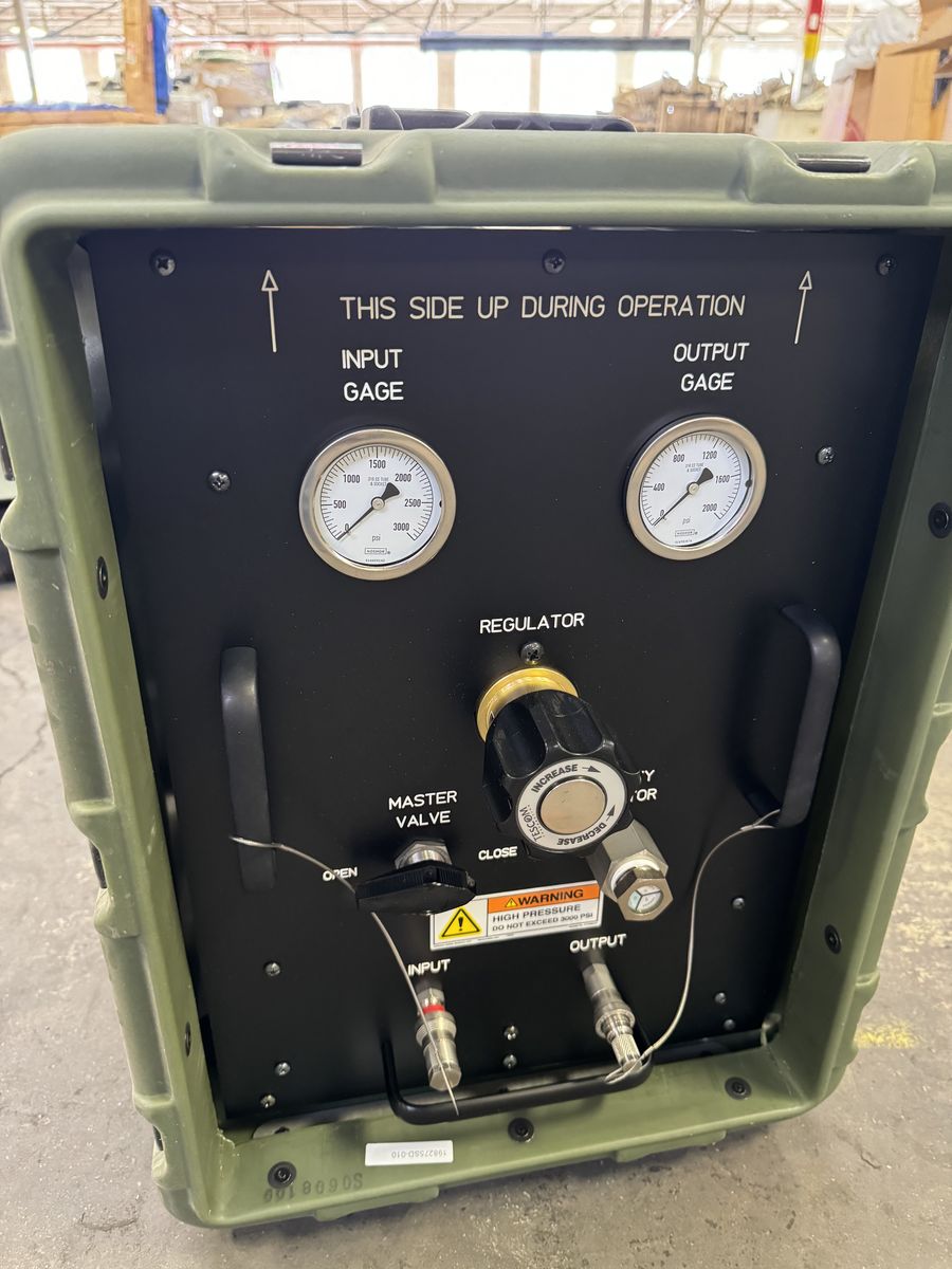 Military / Industrial High-Pressure Regulator Unit in Hardigg Case