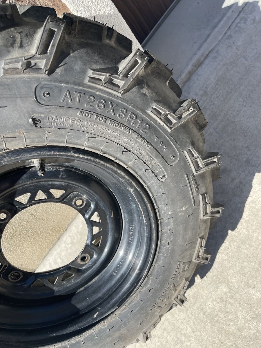 Polaris wheel and new tire
