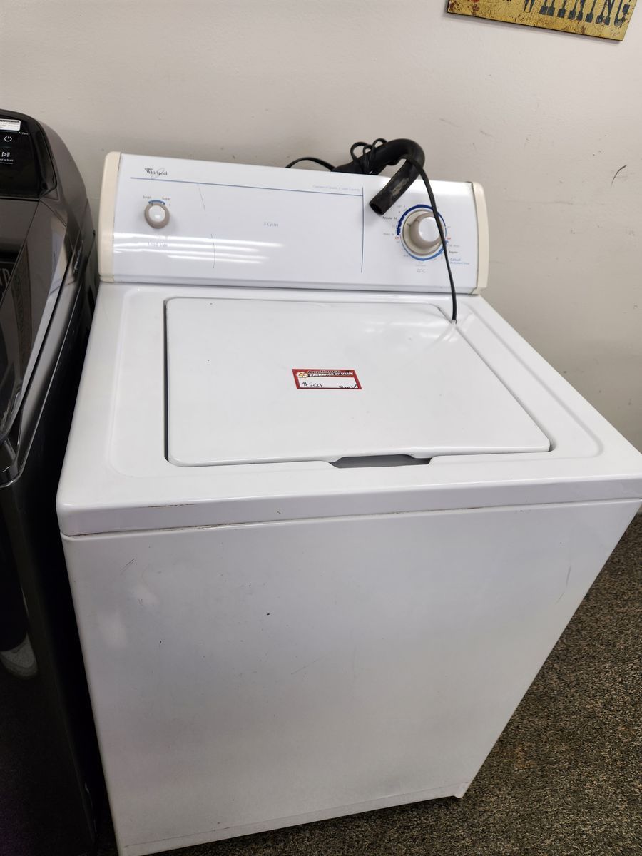 Whirlpool Top Load Washing Machine White 5 Cycle