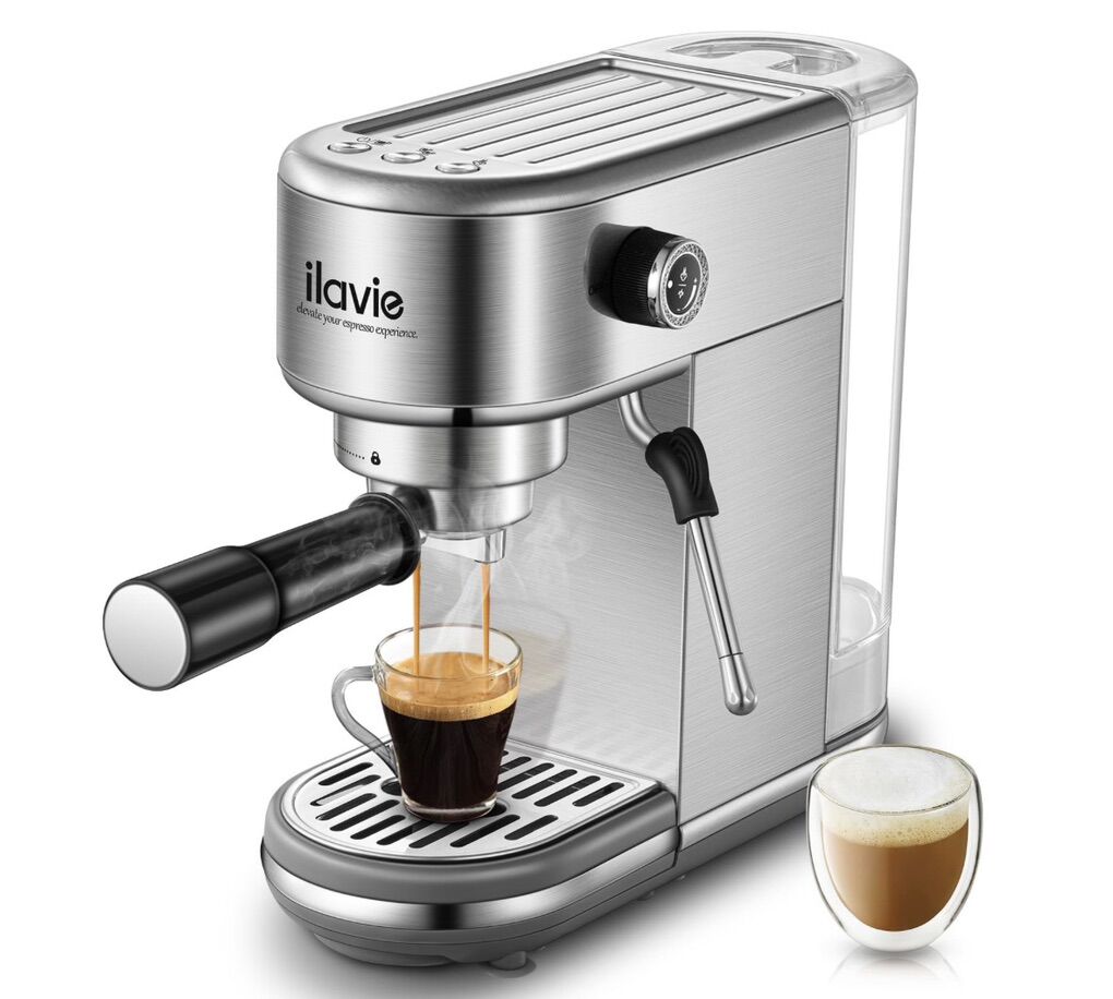 ILAVIE Espresso Machine with Milk Frother