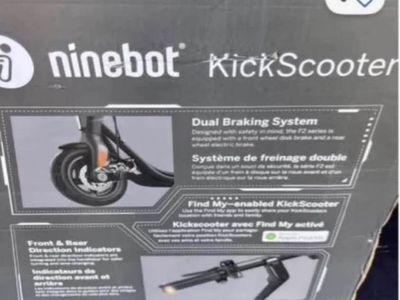 Nearly New Segway F2 Electric Scooter. 350 W Motor 25 Mile Range 18 MPH MSRP $ 699