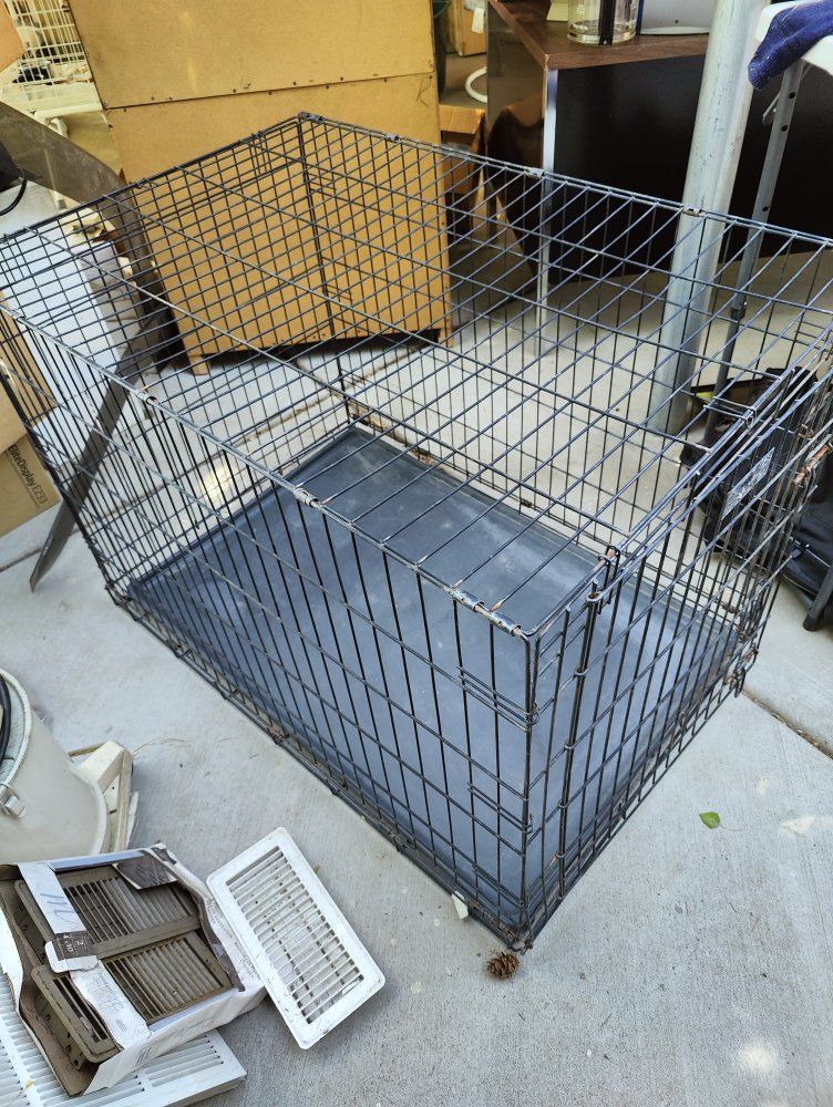 Used dog crate for sale.