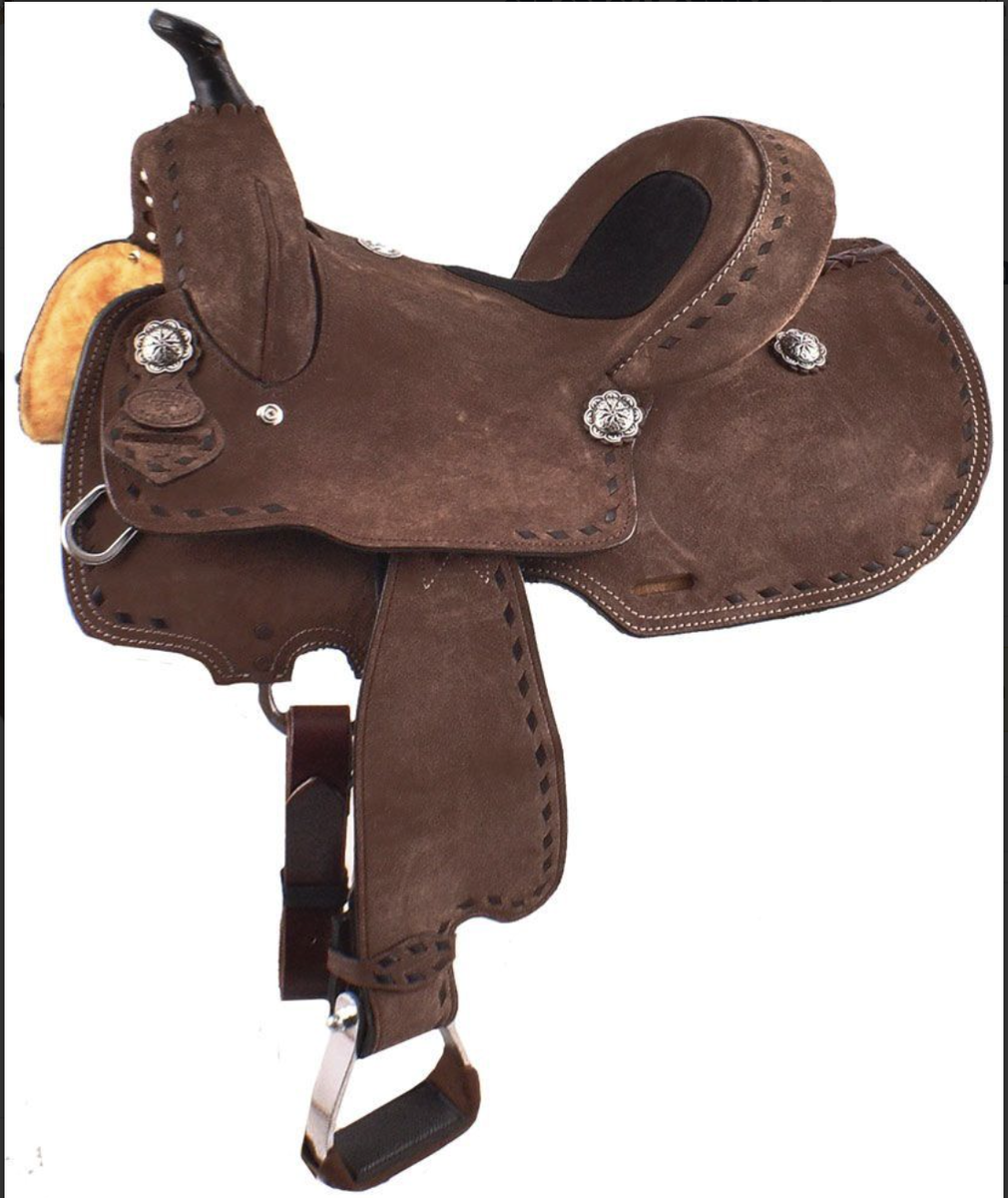 Double T Youth/Pony Roughout Saddle, New. Never Used
