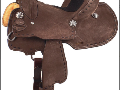 Double T Youth/Pony Roughout Saddle, New. Never Used