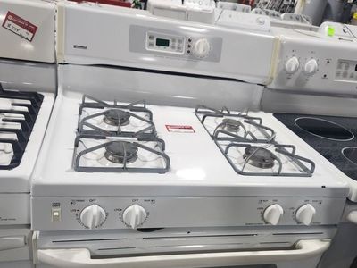 NICE KENMORE 4 BURNER WHITE GAS RANGE! W-WARRANTY