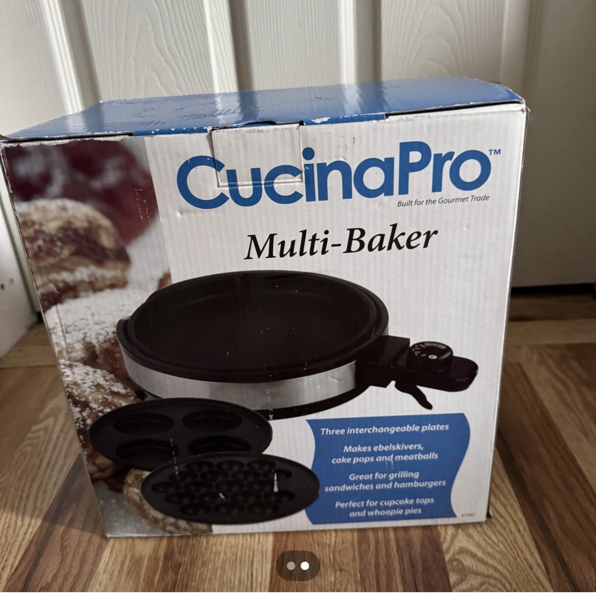 CucinaPro Multi-Baker with Three Interchangeab