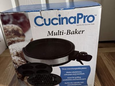 CucinaPro Multi-Baker with Three Interchangeab
