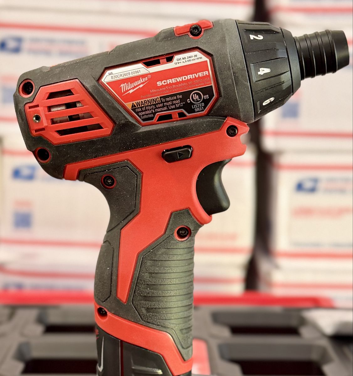 Milwaukee M12 Cordless Screwdriver Model 2401-20 12V