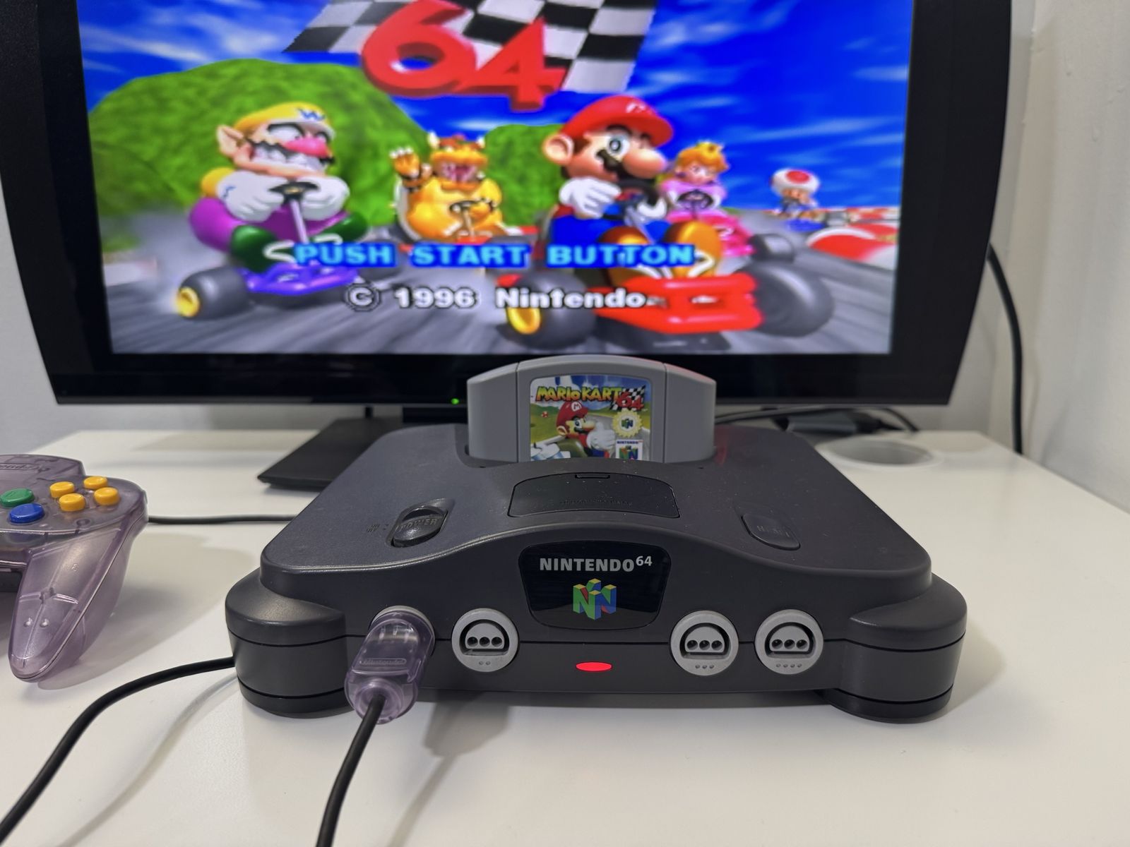 Nintendo 64 / N64 / Controller / Game / Cords