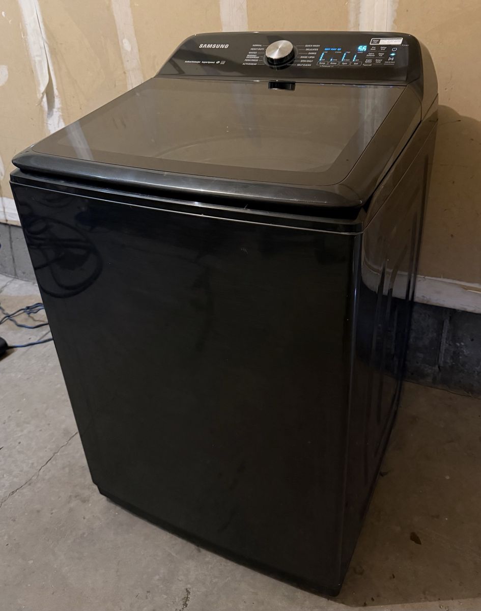 Samsung Top Load Washer Black Stainless Steel