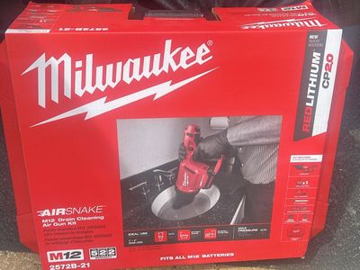 Milwaukee m12 air snake plumbers