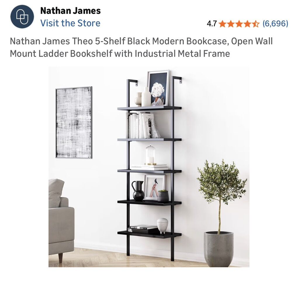 Nathan James Wall Mount Ladder