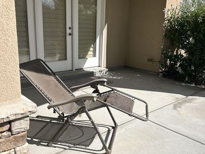 Zero Gravity Patio Lounge Chair Brown Outdoor Recliner