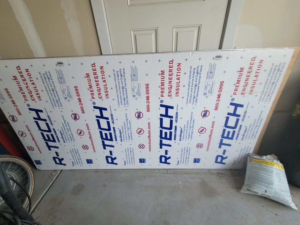 EPS insulation 2" x 48" x 96", 2 sheets