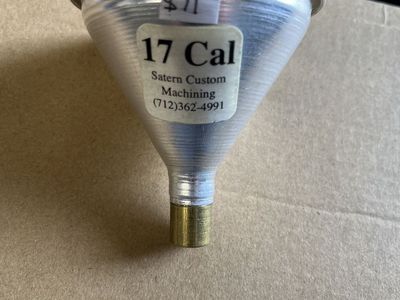 17 cal powder funnel.