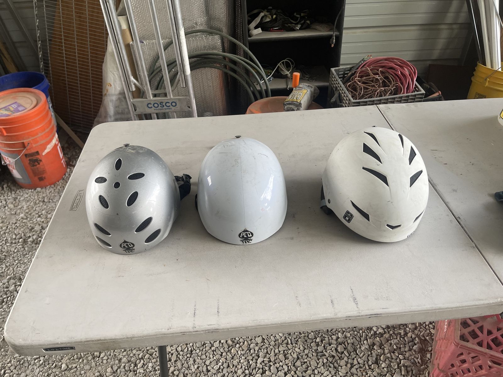 Poc and Giro Ski Helmets - Size M/L - Set of 3