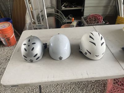 Poc and Giro Ski Helmets - Size M/L - Set of 3