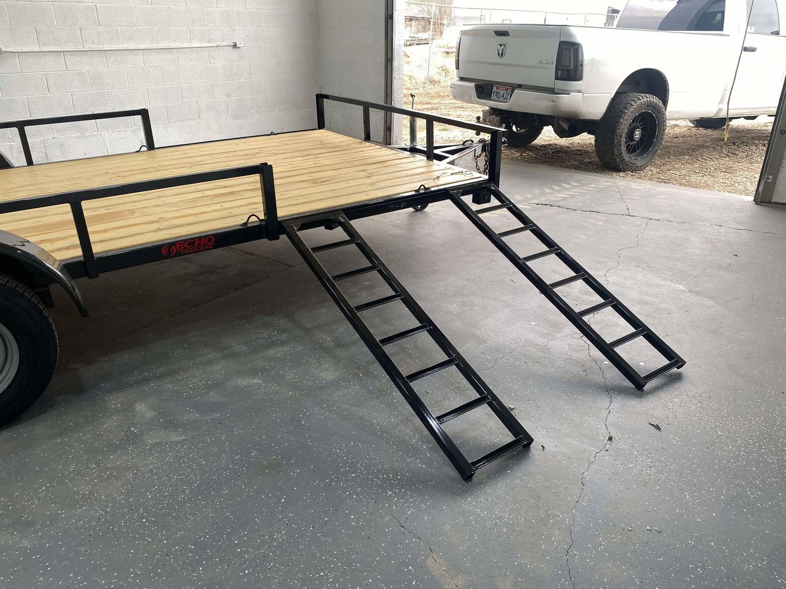 Echo Utility Trailer 7X14 Tandem Rent/lease to own options.  Initial payment as low as $299