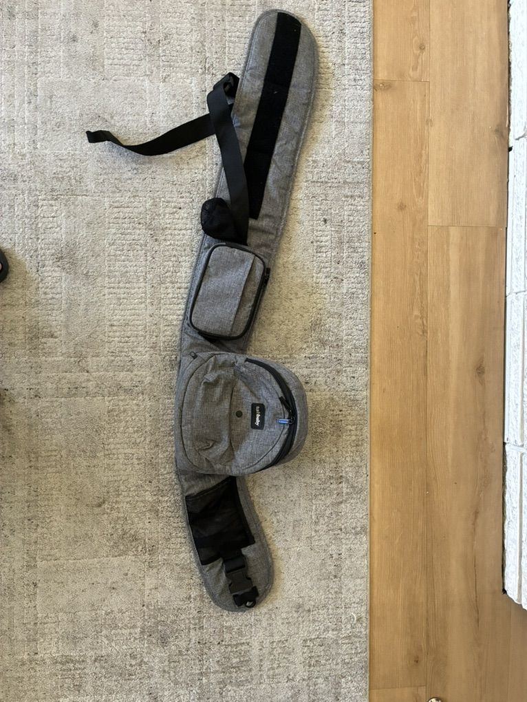 Gray Tushbaby Baby Hip Carrier
