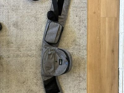 Gray Tushbaby Baby Hip Carrier
