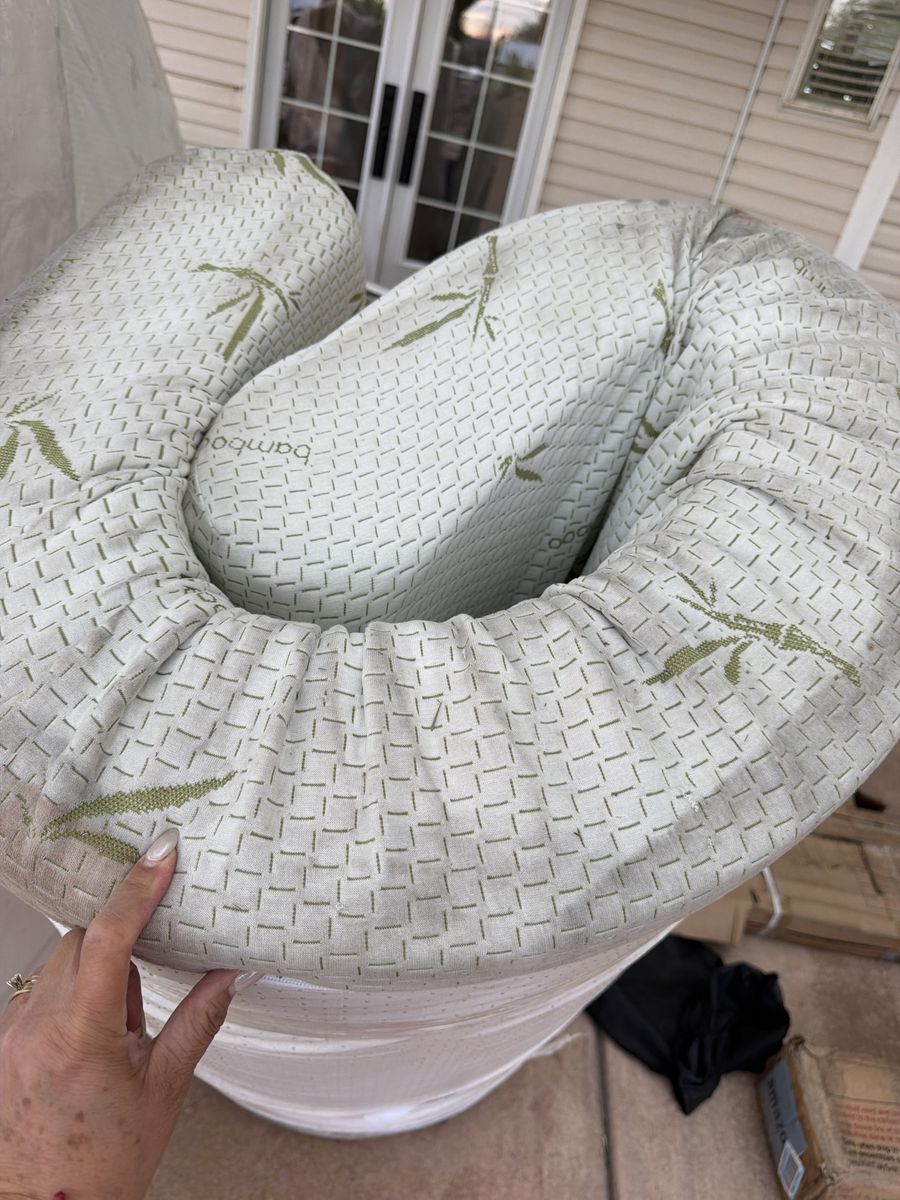 Queen Bamboo Leaf Pattern Foam Mattress - 