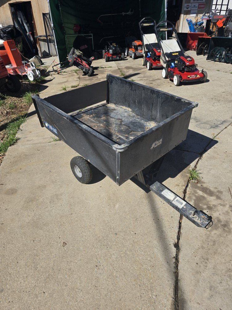 STEEL lawn mower/garden trailer