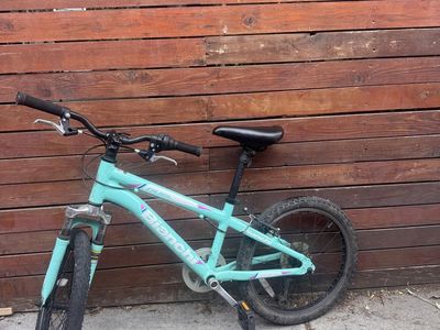 Bianchi Duel Kids Bike - Light Blue/Pink