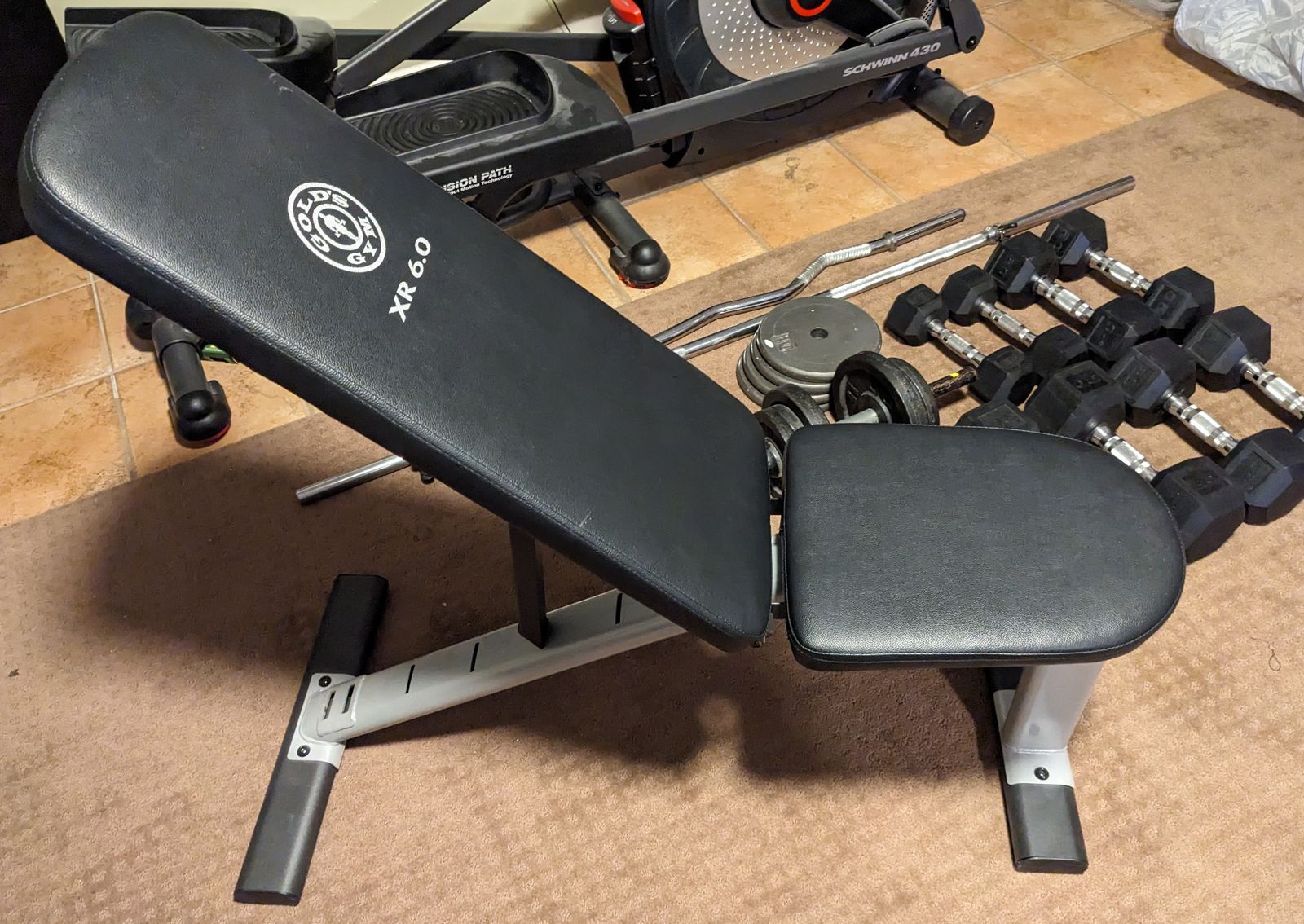 Weights and Bench, Multiple, Good Stuff